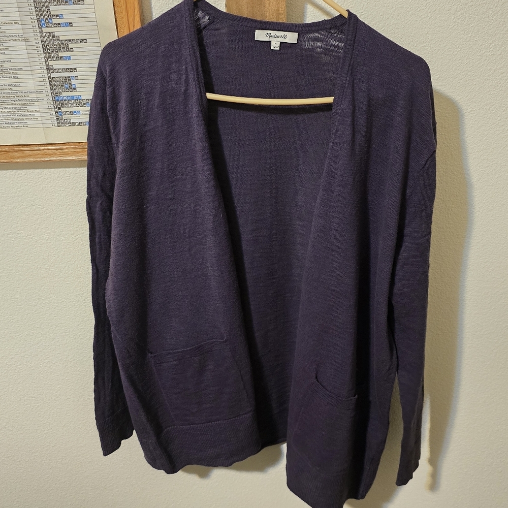 Madewell Cotton Cardigan Sweater